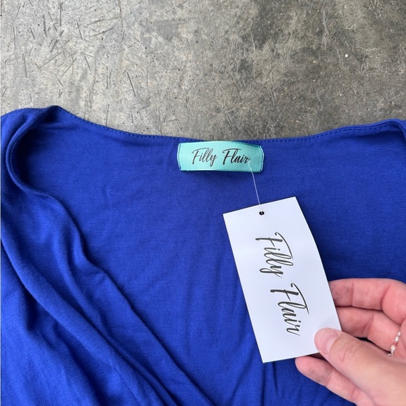 Filly Flair Royal Blue Maxi Dress - Picture 4 of 4